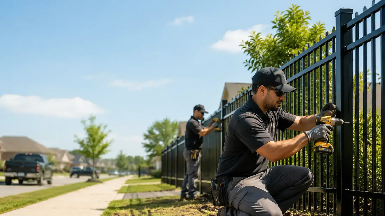 Metal Fence Installation in Oswego, IL